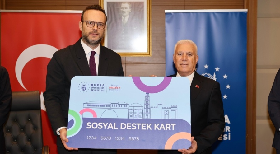 Bursa'da 17 ilçede kullanılacak: Sosyal Destek Kartı hayata geçti