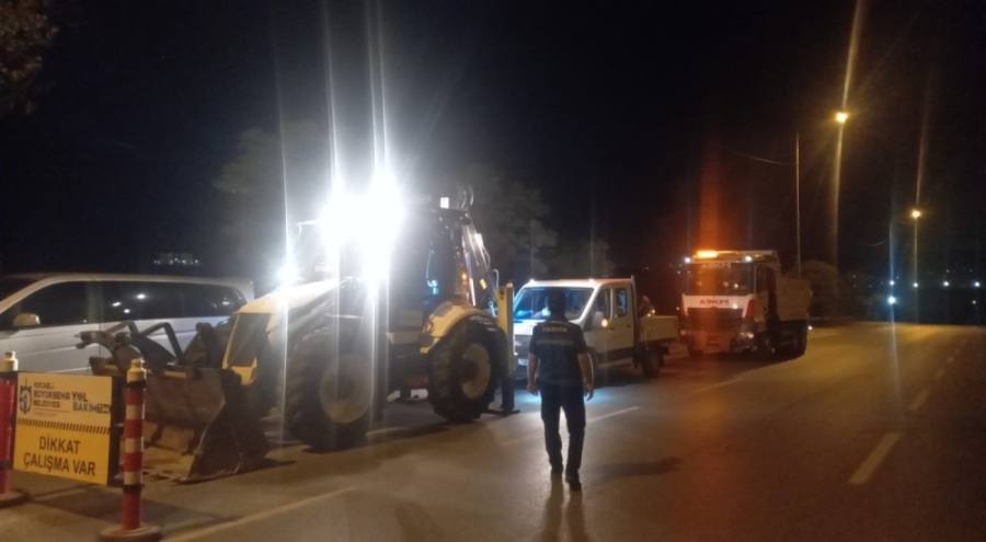 Kocaeli'de yola beton döken firmaya ceza