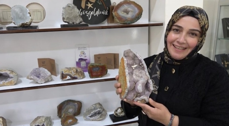 Yozgat'ın doğal taşları, kadın girişimcilerle yerel ekonomiye katkı sağlıyor