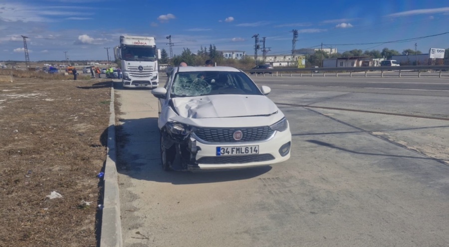Tekirdağ'da otomobilin çarptığı kadın hayatını kaybetti