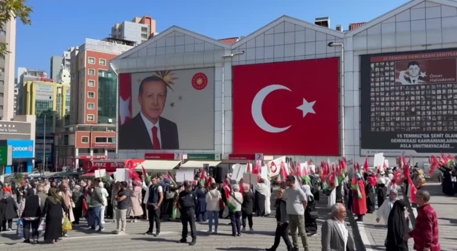 Bursa'da "Gazze İçin Sessiz Çığlık" etkinliği düzenlendi