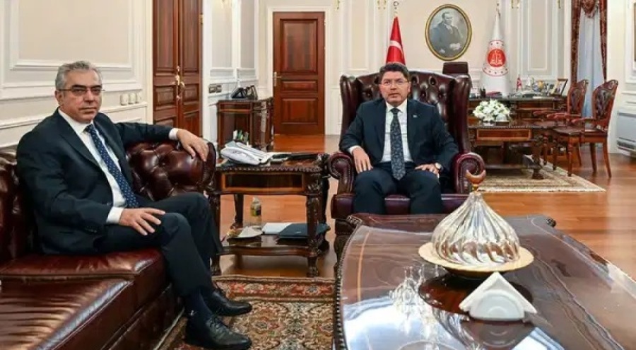 Mehmet Uçum, Adalet Bakanı Yılmaz Tunç'u ziyaret etti