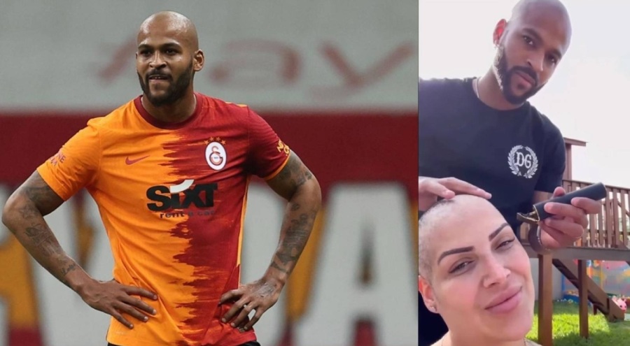 Eski Galatasaraylı Marcao'nun eşinden sevindiren haber