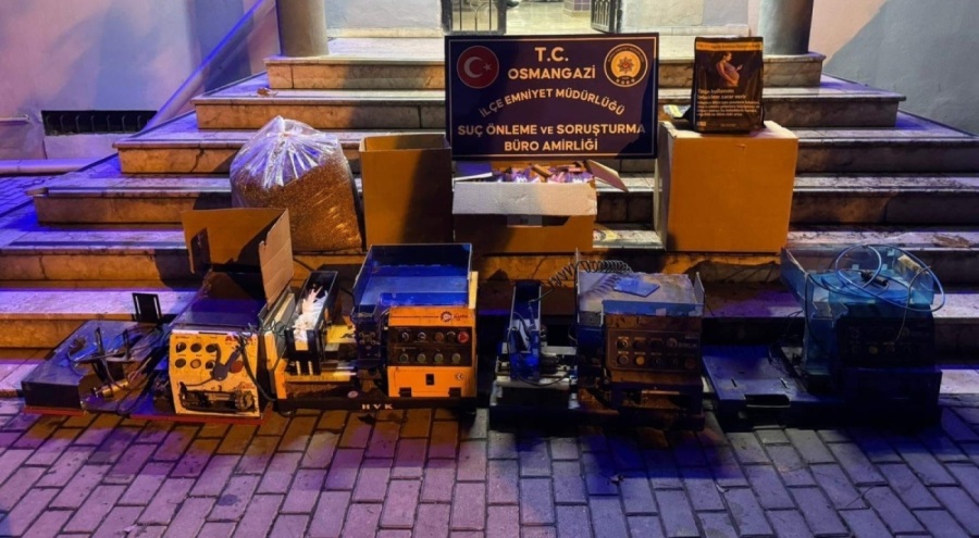 Bursa'da kaçak tütün operasyonu! Binlerce kaçak ürün ele geçirildi