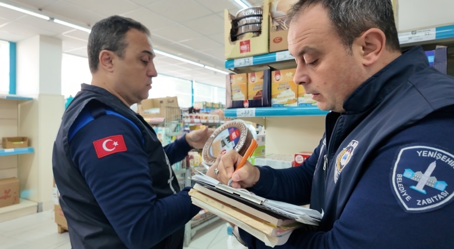 Bursa Yenişehir'de marketlere sıkı denetim