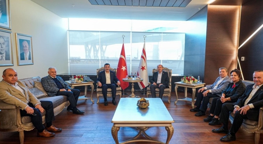 Cumhurbaşkanı Yardımcısı Yılmaz, KKTC temaslarını tamamladı