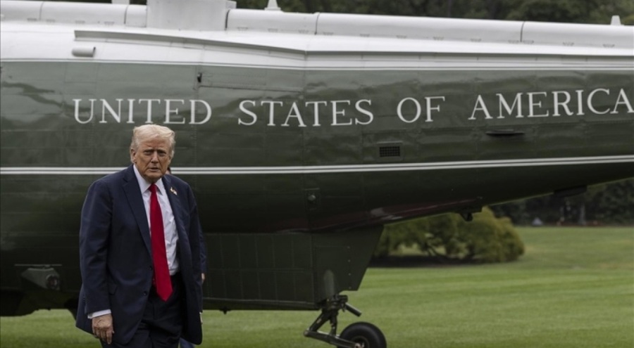 Trump, Mısır'a gitmek üzere Beyaz Saray'dan ayrıldı
