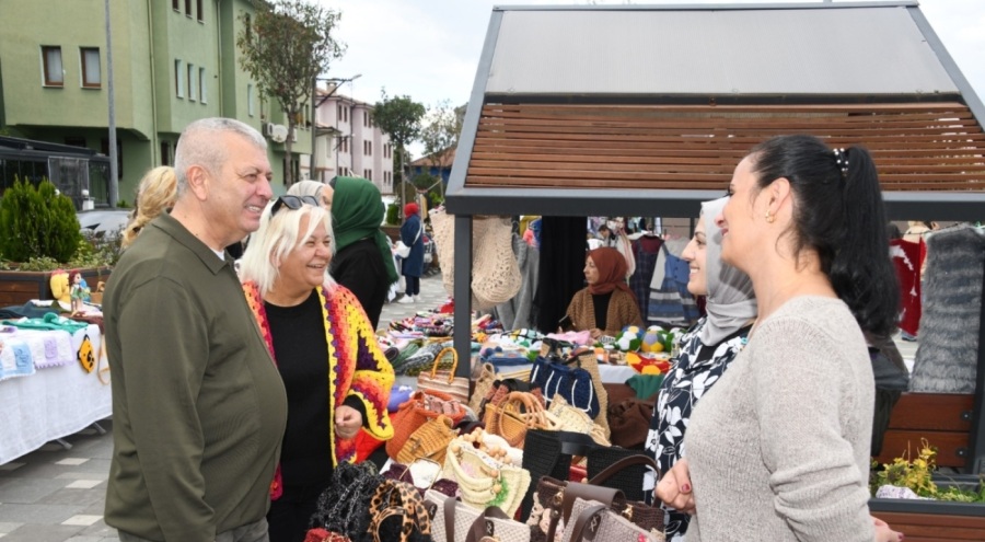 Osmangazi'de Kadın Girişimcilerle Renklenen Sokak