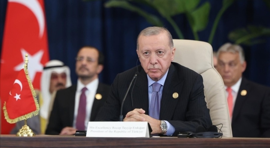 Cumhurbaşkanı Erdoğan "Şarm el-Şeyh Anlaşması"nın törenine katıldı