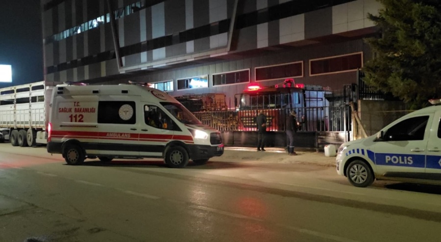 Bursa'da tekstil atölyesinde yangın