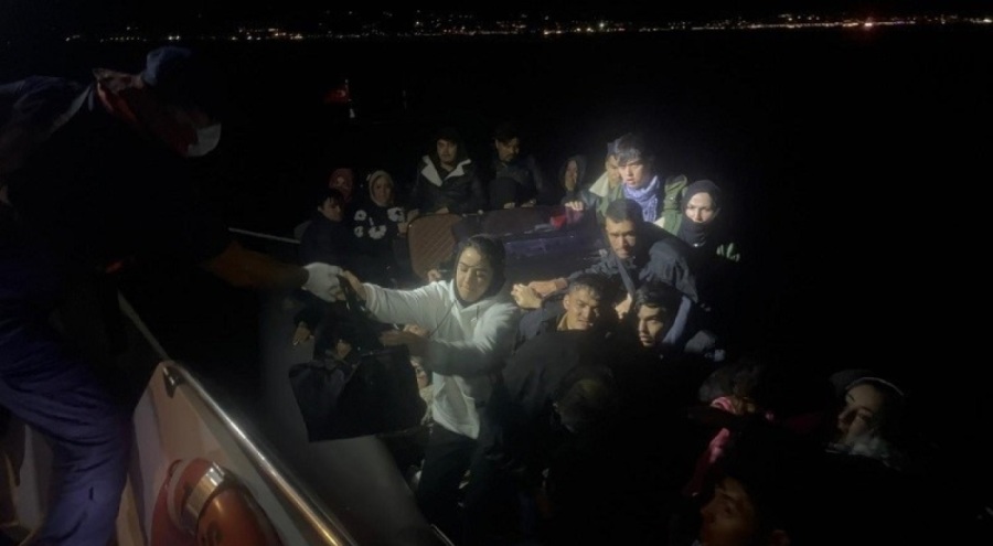 Muğla'da 43 düzensiz göçmen yakalandı