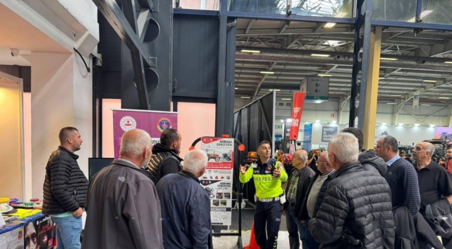 Bursa Tarım ve Hayvancılık Fuarı'nda sürücülere trafik eğitimi verildi