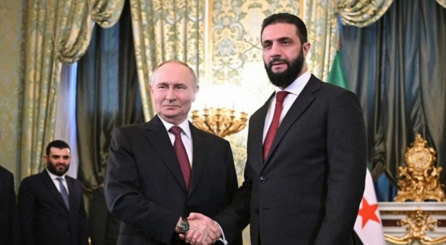 Rusya Devlet Başkanı Putin ve Şara Moskovo'da bir araya geldi