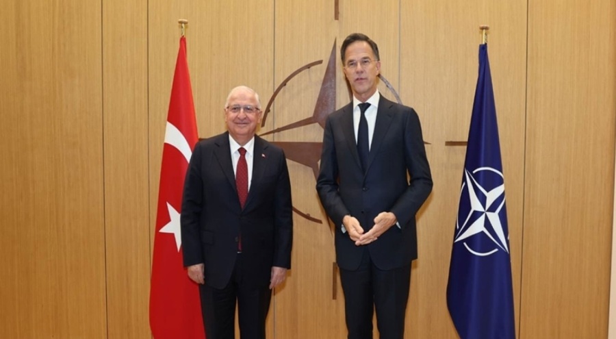 Bakan Güler, NATO Genel Sekreteri Rutte ile bir araya geldi.