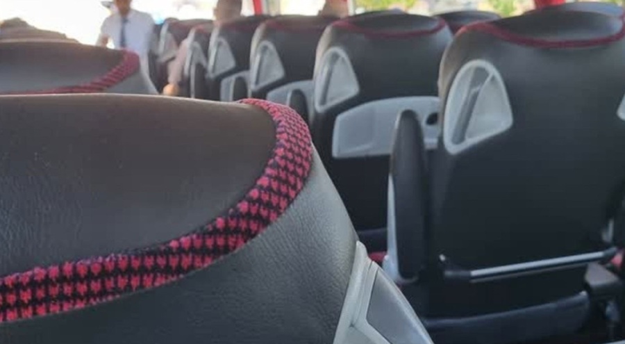 Uşak'ta şehirler arası yolcu otobüsünde korkunç manzara!