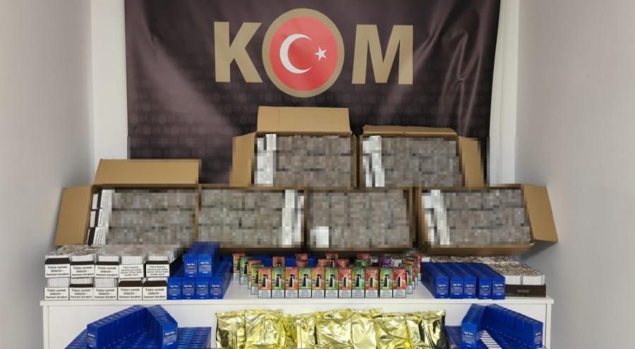 Kocaeli'de 68 bin doldurulmuş makaron ele geçirildi