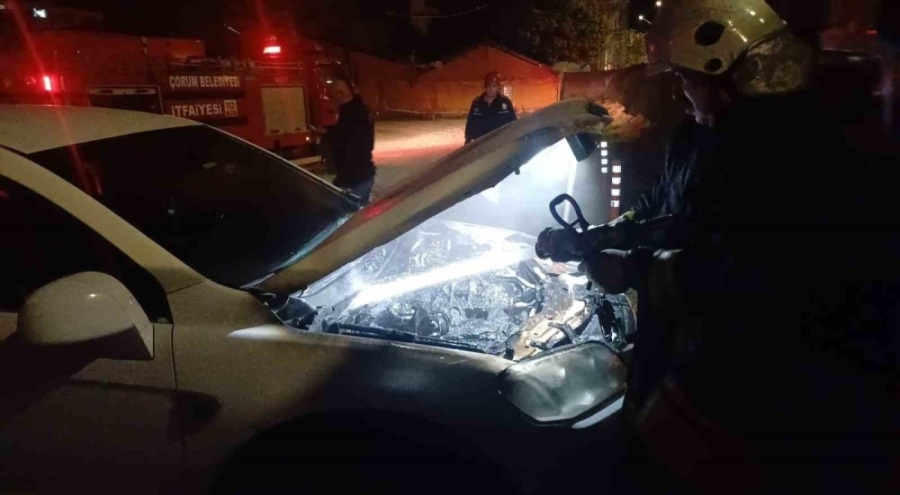 Cipte çıkan yangın paniğe neden oldu
