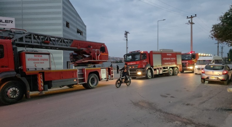 Bursa'da korkutan yangın!