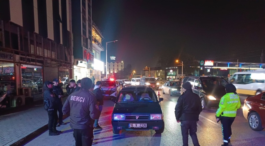 Bursa'da huzur ve güven uygulaması gerçekleştirildi