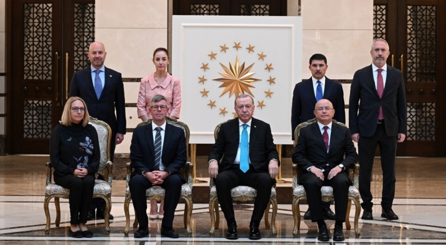 Cumhurbaşkanı Erdoğan, 4 ülkenin büyükelçisini kabul etti