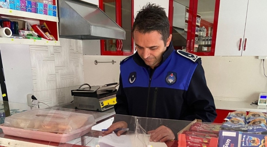 Zabıta ekiplerinden okul kantinlerine sıkı denetim