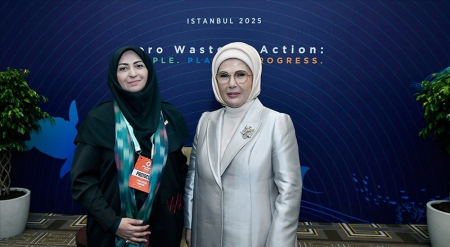 Emine Erdoğan, Shina Ansari ile bir araya geldi