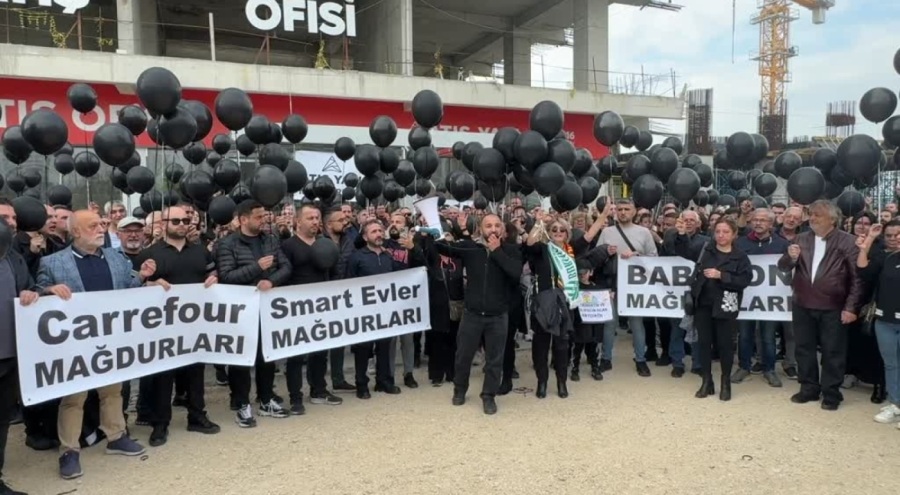 9 proje ortada kaldı! Bursa'da inşaat firması mağdurlarından eylem