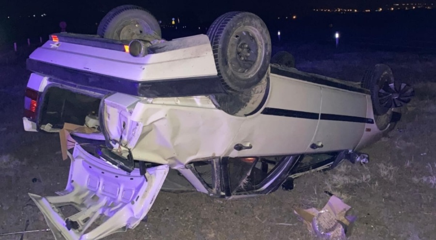 Edirne'de otomobil devrildi: 4 yaralı