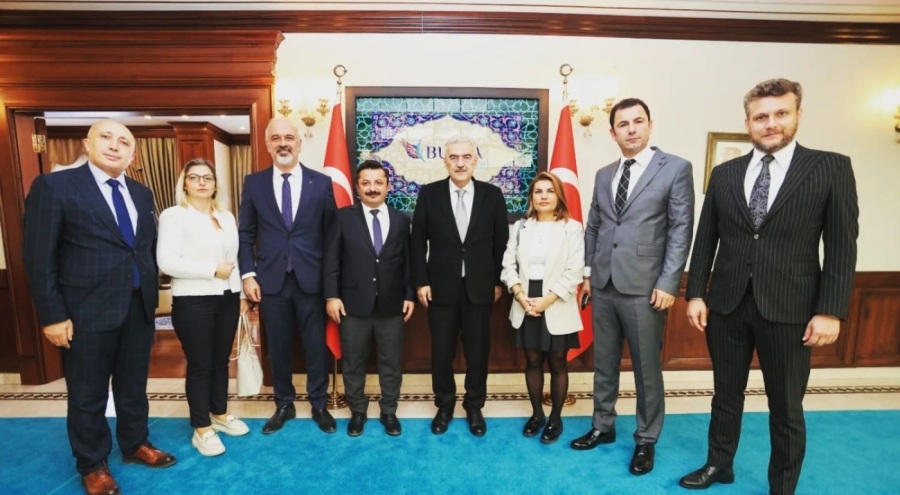 Nilüfer Ticaret Merkezi İş İnsanları Derneği'nden Vali Erol Ayyıldız'a ziyaret...