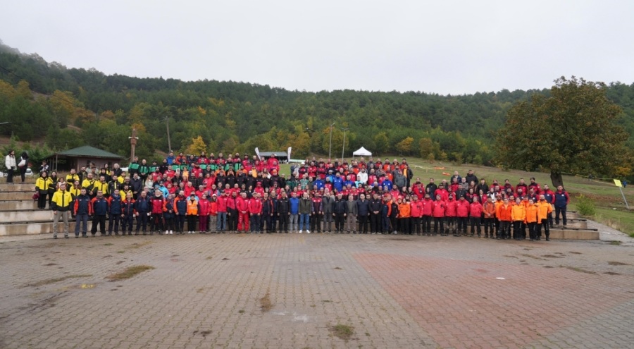 Bursa'da arama kurtarma ekipleri Ericek Adrenalin Park'ta yarıştı