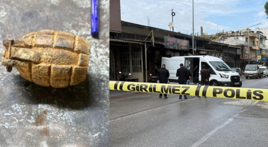 10 yaşındaki çocuk tarlada el bombası buldu