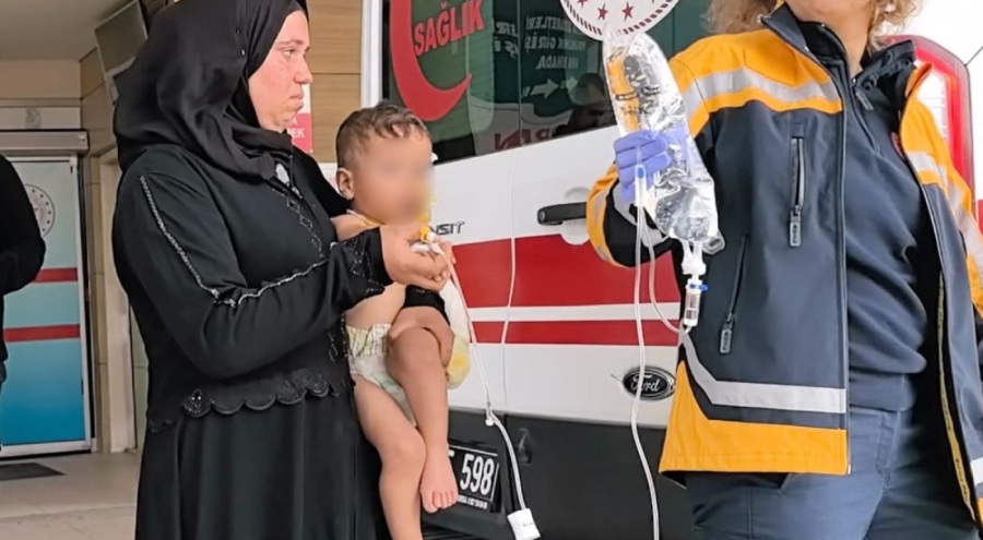Bursa'da oyun oynarken ateşe düşen çocuk ağır yaralandı