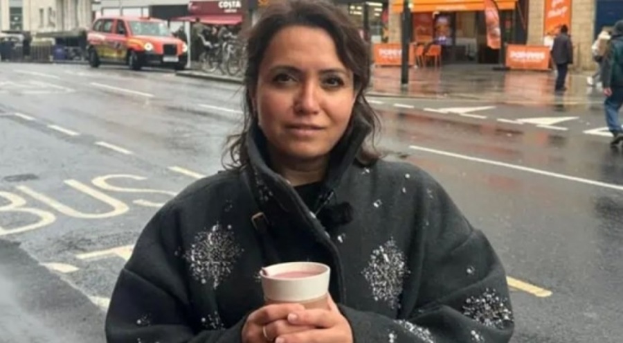 Londra'da kahvesini rögara döken Türk tartışma konusu oldu