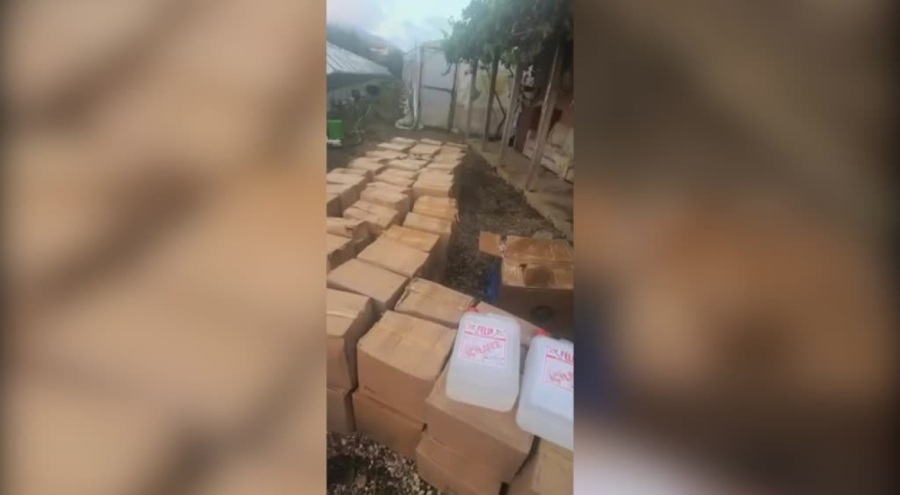 Muğla'da 1 ton 100 litre etil alkol ve 1 ton 980 litre sahte şarap ele geçirildi