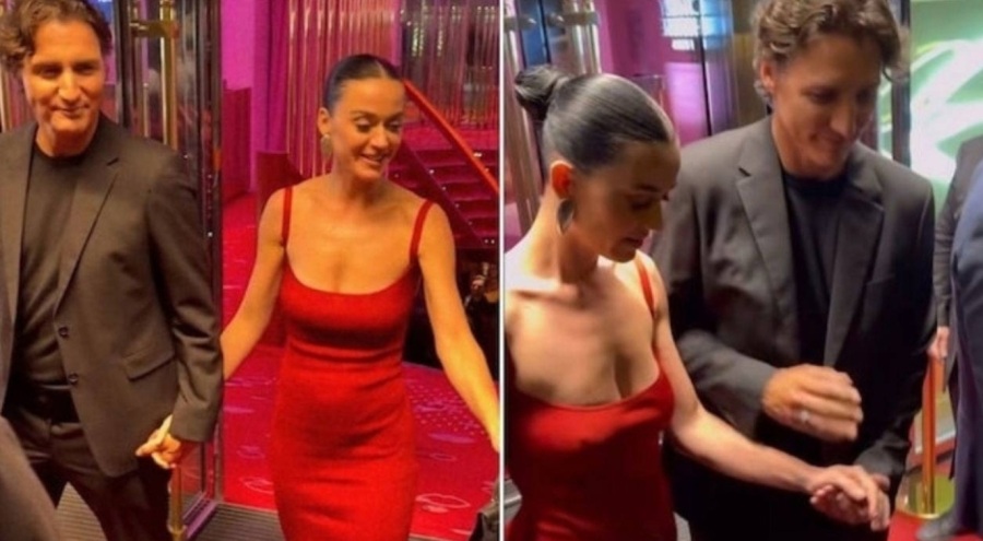 Katy Perry ile eski Kanada başbakanı el ele görüntülendi