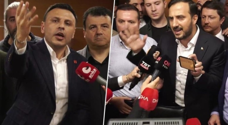 Bayrampaşa Belediyesi'nde gergin anlar: İkinci tur oylamada su şişesi fırlatıldı