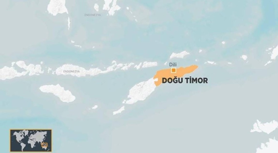 Doğu Timor'da 6,2 büyüklüğünde deprem meydana geldi