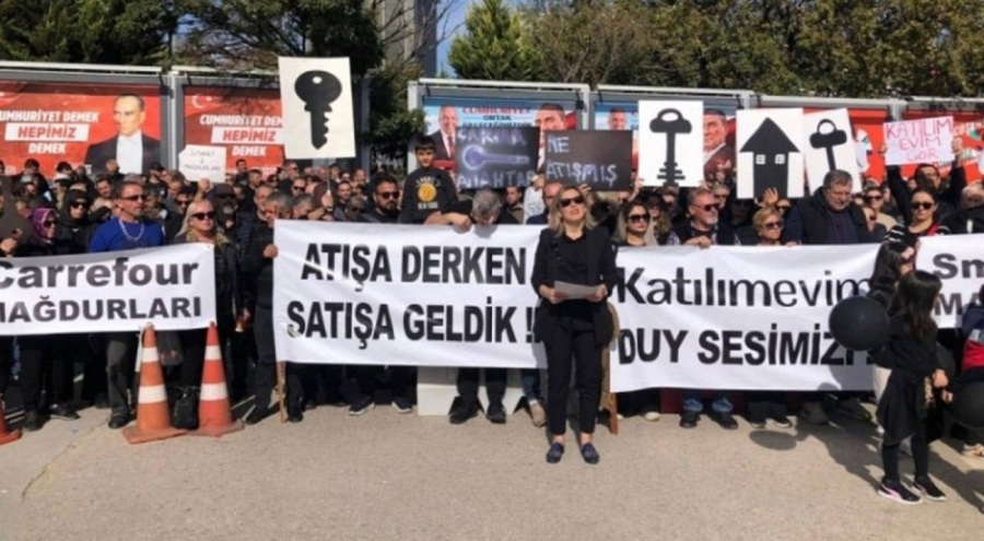 3 bin 500'e yakın aile mağdur edildi! Bursa'da Atış Yapı mağdurlarından eylem