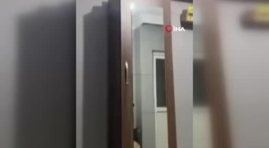 Bursa'da bir vatandaş depremdeki panik anlarını böyle kayda aldı