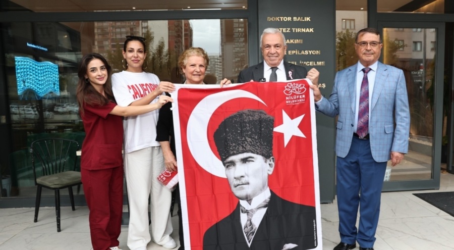 Nilüfer'i Cumhuriyetin 102'nci yıl heyecanı sardı