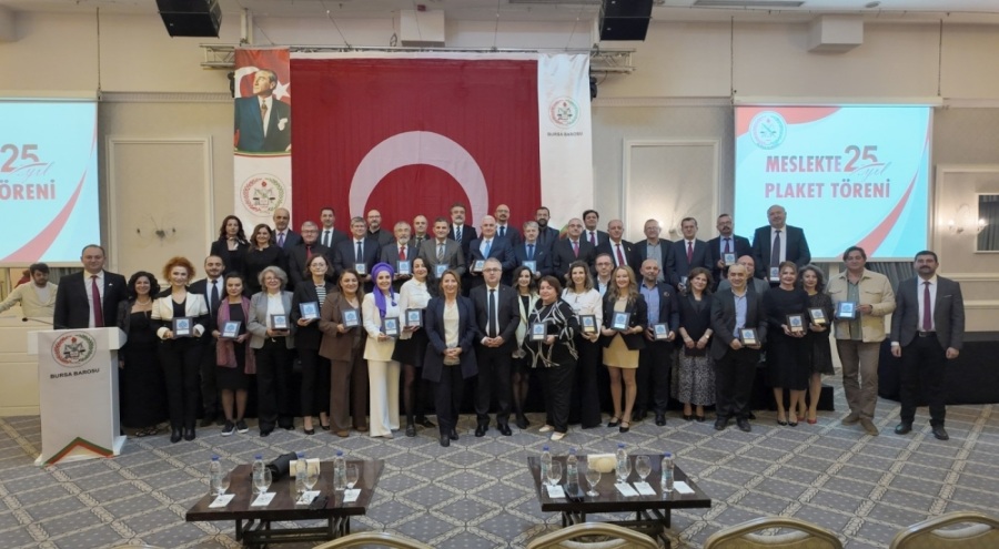 Bursa Barosu'nda 25. yıl gururu