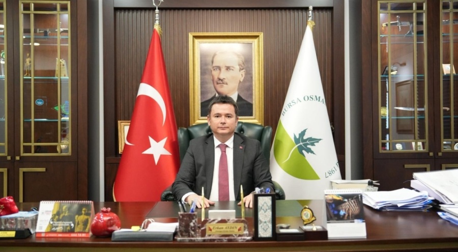 Osmangazi Belediye Başkanı Erkan Aydın'dan Cumhuriyet Bayramı mesajı