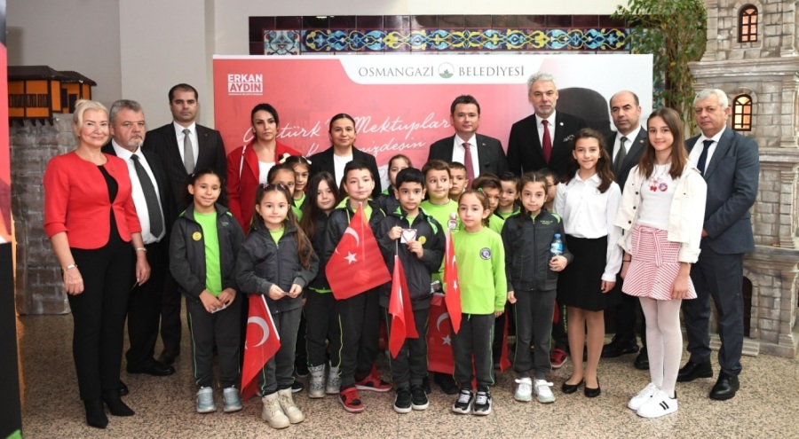 Osmangazi'de miniklerden Atatürk'e mektup
