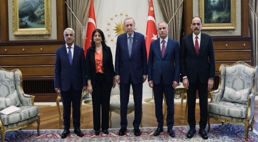 Cumhurbaşkanı Erdoğan ve DEM Parti heyetinin görüşmesi başladı