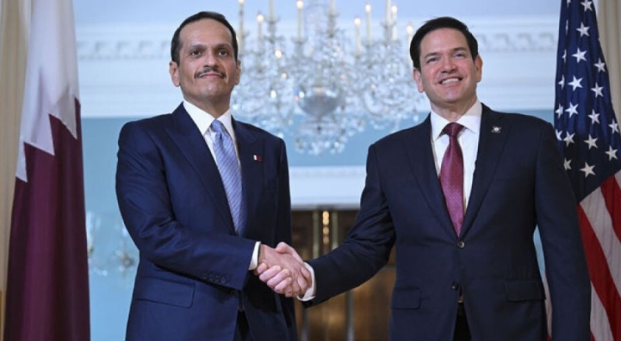 Katar Başbakanı Al Sani ve ABD Dışişleri Bakanı Rubio'dan Gazze görüşmesi