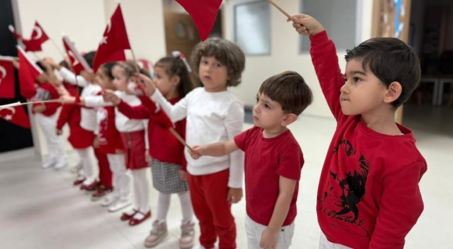Nilüfer kreşlerinde Cumhuriyet sevinci yaşandı