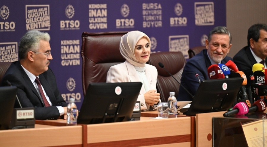 Aile ve Sosyal Hizmetler Bakanı Göktaş BTSO Meclisi'nin toplantısına katıldı