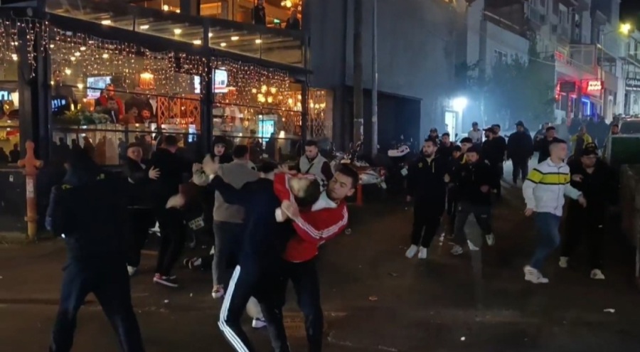 Tekirdağ'da birbirine giren taraftarlar ortalığı savaş alanına çevirdi: 5 yaralı