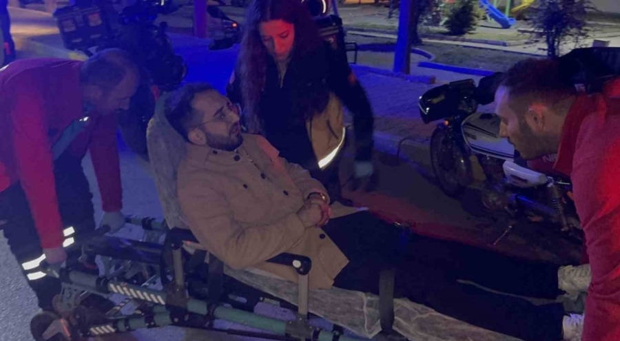 Parkta otururken saldırıya uğradı