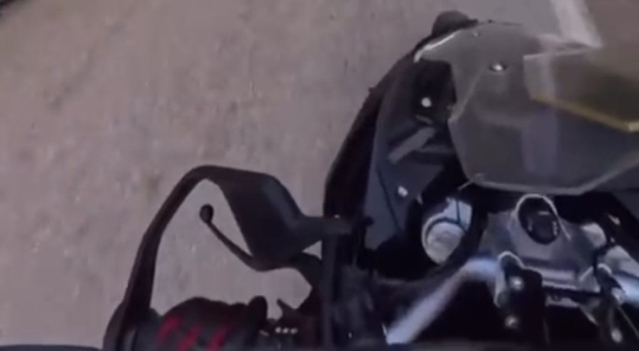 Bursa'da motosikletli saniyelerle ölümden kurtuldu